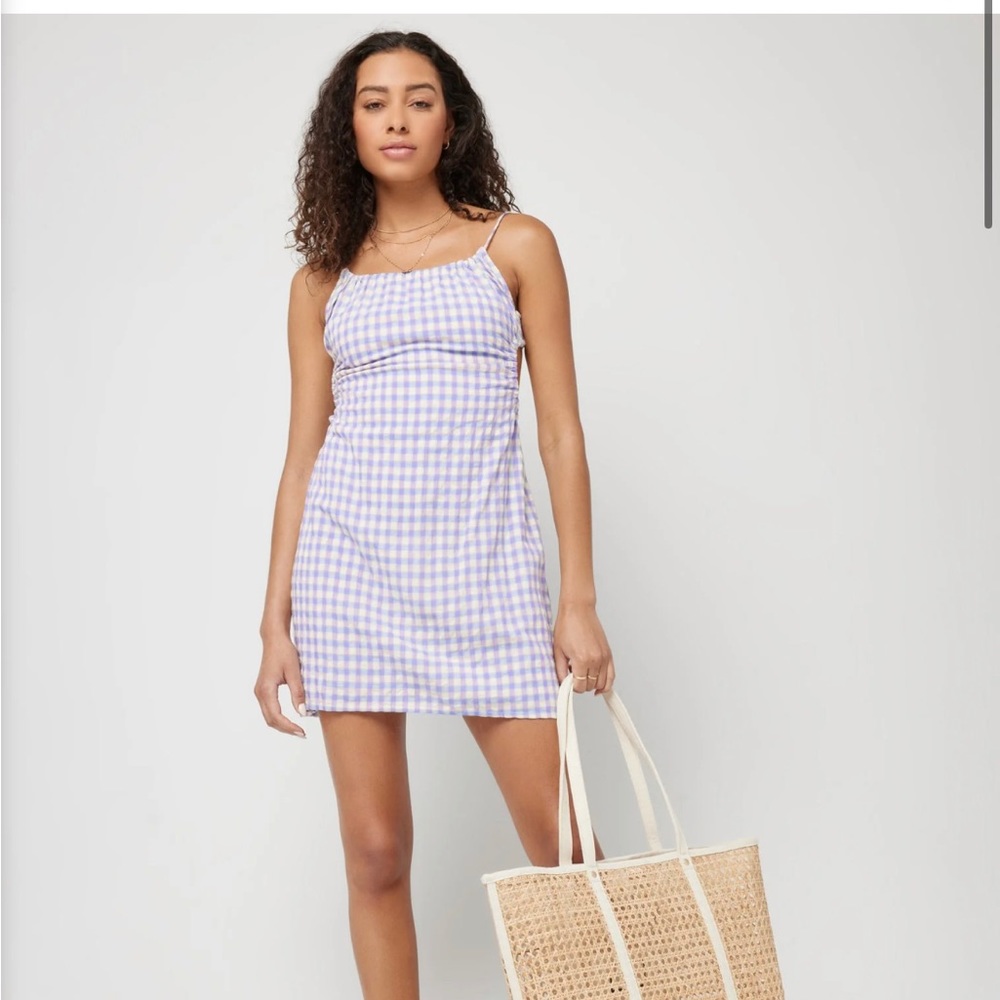 NWT L*Space Anika Dress Large in Park Slope Gingham